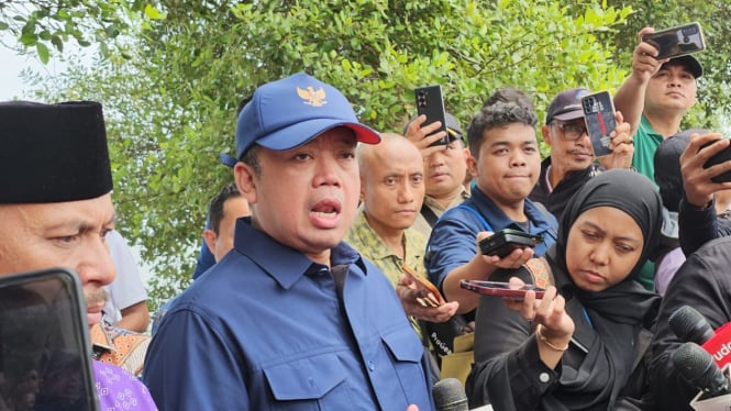 Menteri Agraria dan Tata Ruang/ Kepala BPN Nusron Wahid di Tangerang