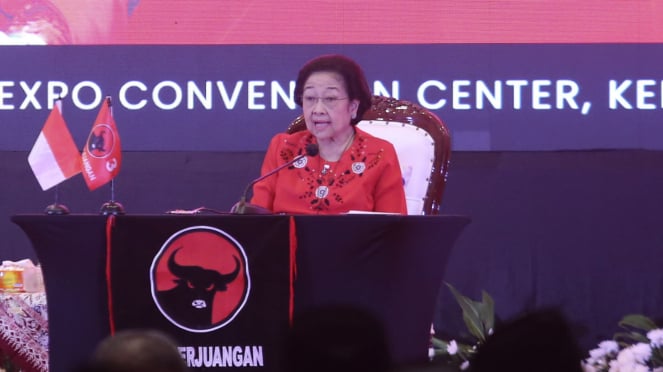 Megawati Soekarnoputri Beri Arahan Di Bimbingan Teknis Ke 3.000 Peserta DPRD PDI