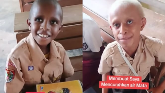 Bikin Terenyuh, Murid SD di Mimika Sisakan Makanan Bergizi untuk Ibu di Rumah