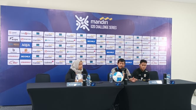 Jumpa Pers Indra Sjafri usai Indonesia Vs Yordania