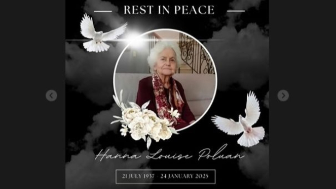 Nenek dari artis Nia Ramadhani, Hanna Louise Poluan meninggal dunia