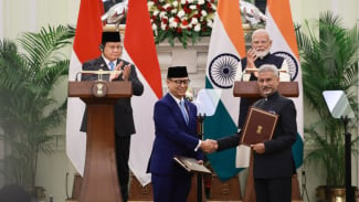 Prabowo dan Modi Saksikan Pertukaran 5 MoU Indonesia-India, Kesehatan hingga Digital