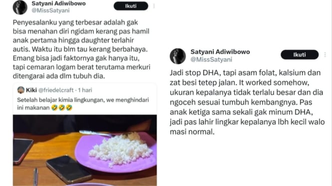 Viral Seorang Ibu Ini Nyesal Sering Makan Kerang Saat Hamil Bahaya