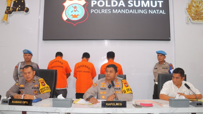 Kanit Intelkam di Madina Bersama 2 Anaknya Jadi Tersangka Kasus Penganiayaan Warga