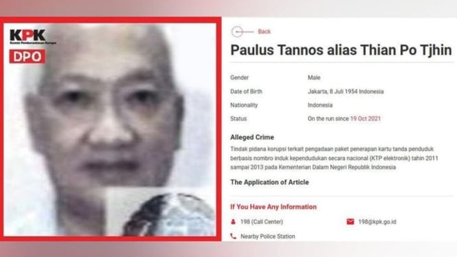 Proses Ekstradisi Paulus Tannos Tak Ada Kendala, Dubes: Singapura Sangat Supported