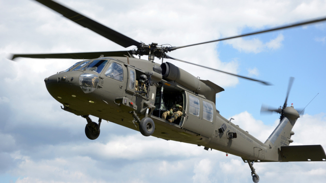 Militar de EE. UU. UH-60 Helicóptero Black Hawk