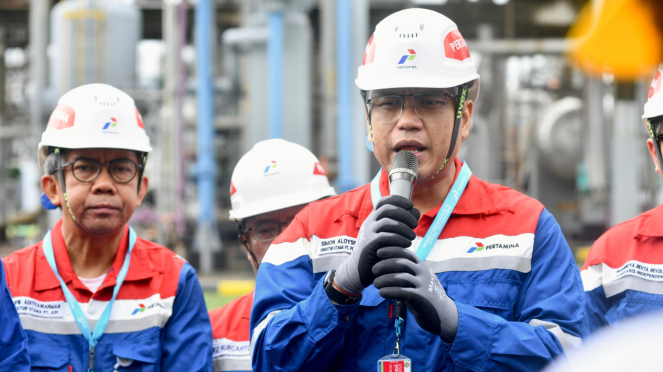 Direktur Utama Pt Pertamina (Persero), Simon Aloysius Mantiri