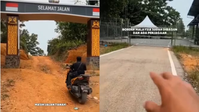 Malaysia Beraspal Mulus, Indonesia Masih Jalan Tanah