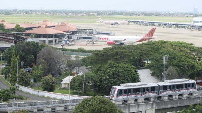 Un área de vuelo en el aeropuerto de Sotta