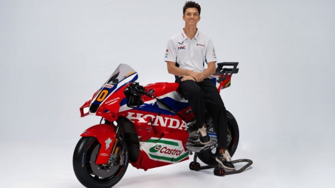 Luca Marini mengakui itu bukan hal yang mudah bagi Honda untuk bangun di MotoGP 2025