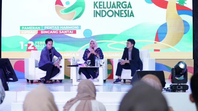 Forum bincang santai dalam Festival Keluarga Indonesia pada Sabtu-Minggu, 1-2 Fe