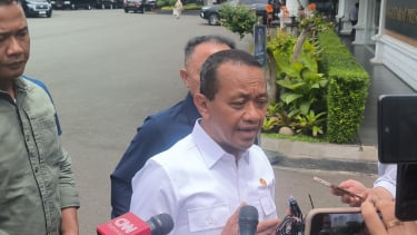 Menteri ESDM, Bahlil Lahadalia di Kompleks Istana Kepresidenan, Jakarta Pusat, Selasa, 4 Februari 2025