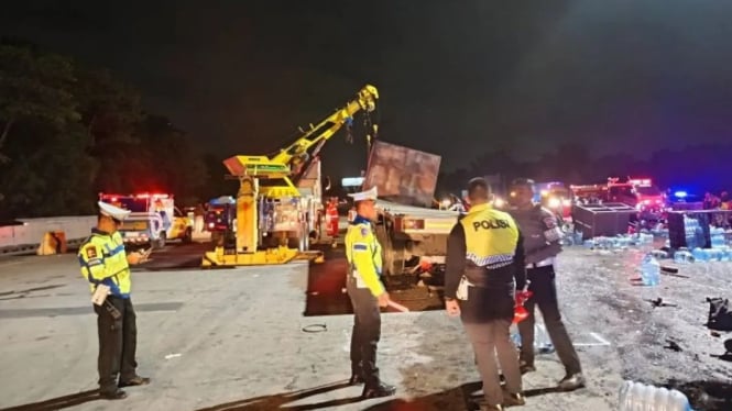 Sopir Truk Kecelakaan Maut di Gerbang Tol Ciawi Belum Sadar