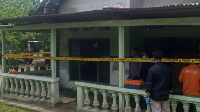 Lokasi Penemuan Jenazah Perempuan Ditutup Kain Merah Di Bantul (Dok Humas Polres Bantul)