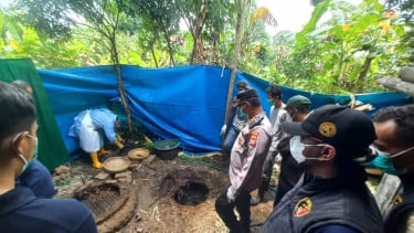 Septic tank tempat kerangka ditemukan (istimewa)