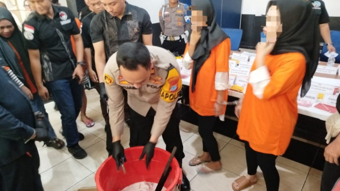 Polresta Banjarmasin Musnahkan Narkotika Senilai Rp1,5 Miliar