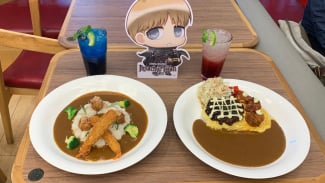 Anime Attack on Titan Direalisasikan dalam Sepiring Nasi Curry ala Jepang