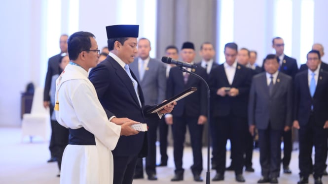 Wamenkeu Thomas Djiwandono dilantik jadi Anggota Dewan Komisioner OJK Ex-Officio Kemenkeu