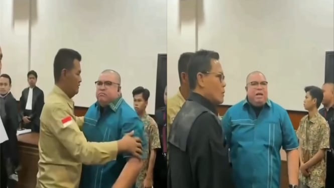 Ini Duduk Perkara Razman Nasution Ngamuk Serang Hotman Paris di Ruang Sidang