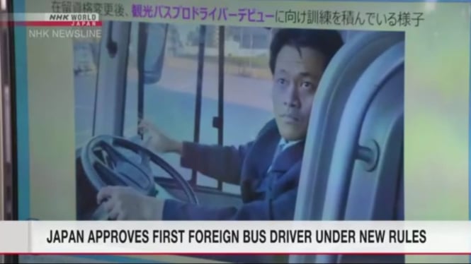 Skil Jempolan dan Aman, Pria Asal Indonesia Ini Jadi Sopir Bus Pertama di Jepang