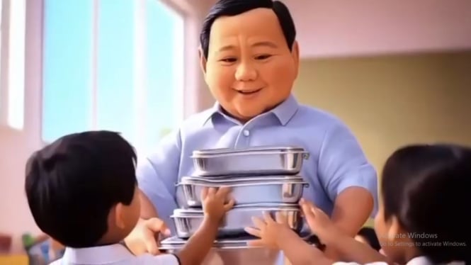 Video Animasi Presiden Prabowo Bagikan Makan Bergizi Gratis Tuai Kecaman, Lagi-lagi Pakai AI