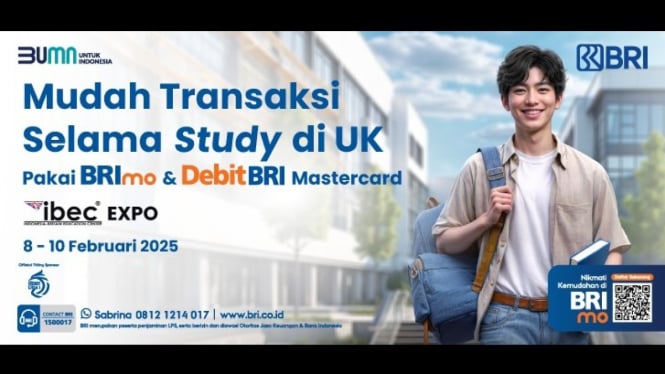 Studi di UK? Pakai BRImo untuk Transaksi Lebih Mudah!