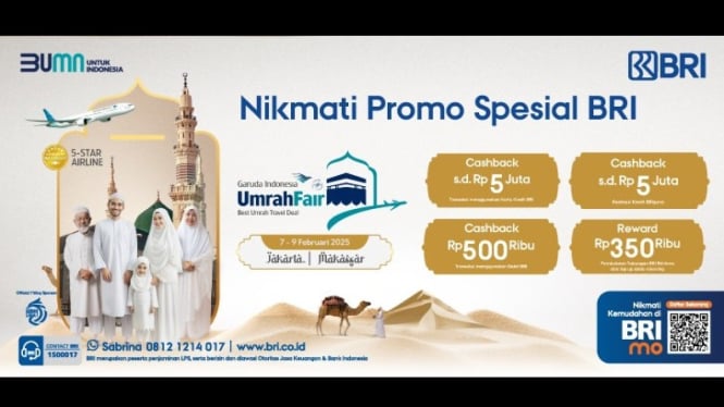 Kesempatan Umrah Lebih Mudah dengan Promo Kartu BRI di GUTF 2025