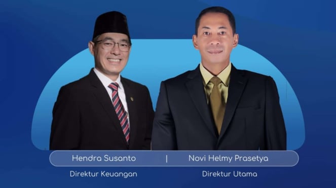 Direktur Utama (Novi Helmy) Dan Direktur Keuangan (Hendra Susanto) Perum Bulog