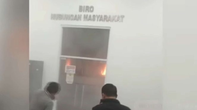 Gedung Biro Humas Kementerian ATR/BPN Terbakar