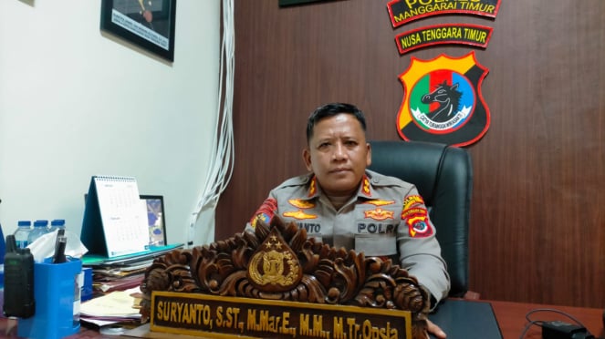 Kapolres Manggarai Timur AKBP Suryanto 