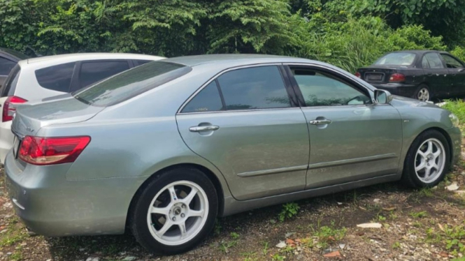 Mobil Camry korban yang dirampas pelaku saat transaksi jual beli di Semarang