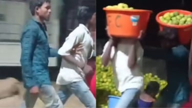 Viral Momen Pria Tutanetra Dibantu Sahabatnya Bekerja Sebagai Kuli Di Pasar