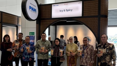 Nasabah PNM di store ICY & SPICY serta Crunchy Buddy di area layanan Whoosh