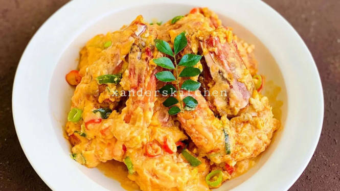 Udang Saus Telur Asin