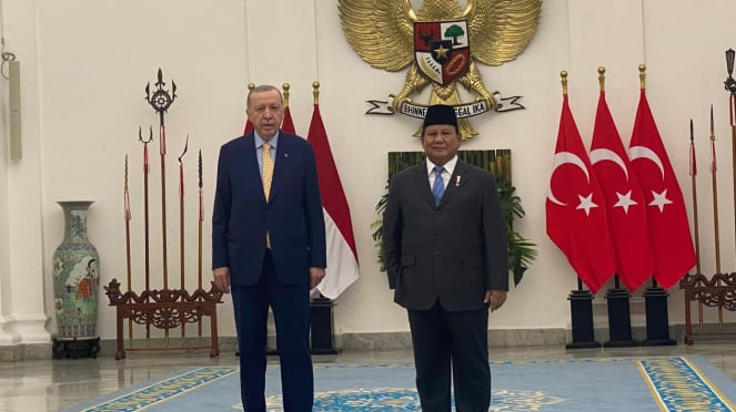 Muelle. Especial, el presidente Pabowo Banano Türka, el presidente de Erdogan, Erdogan, recibió una visita al estado