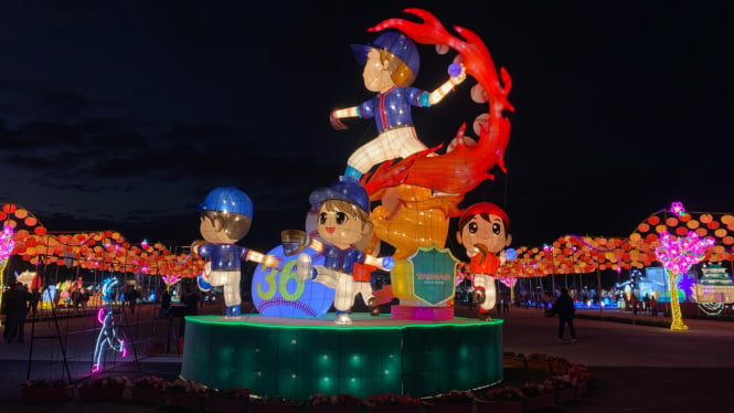 Festival Lampion Taiwan 2025 Resmi Dibuka, Tahun Ular Jadi Simbol Surga Tak Terbatas