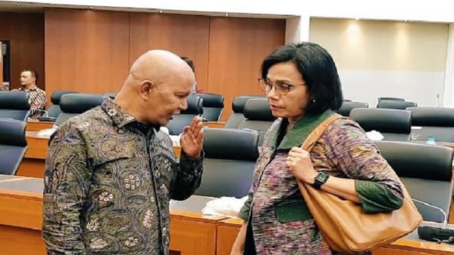 Ketua Banggar DPR RI, Said Abdullah bersama Menkeu Sri Mulyani