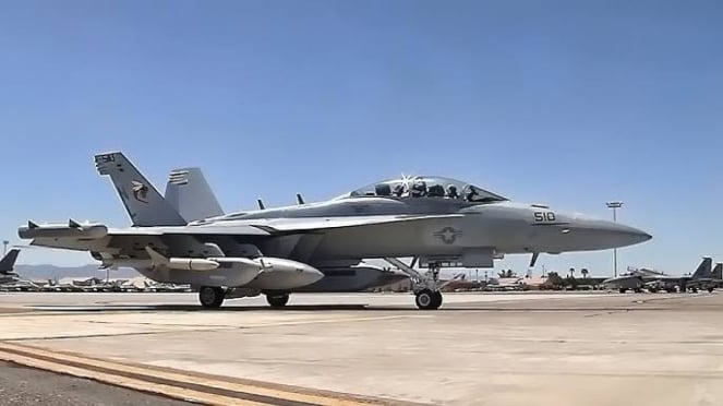 VIVA Militer: Jet tempur EA-18G Growler militer Amerika Serikat