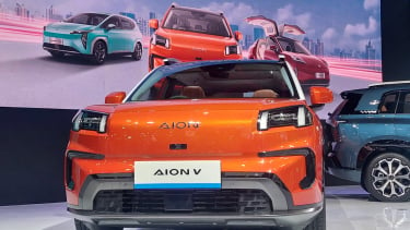 Mobil listrik Aion V di IIMS 2025