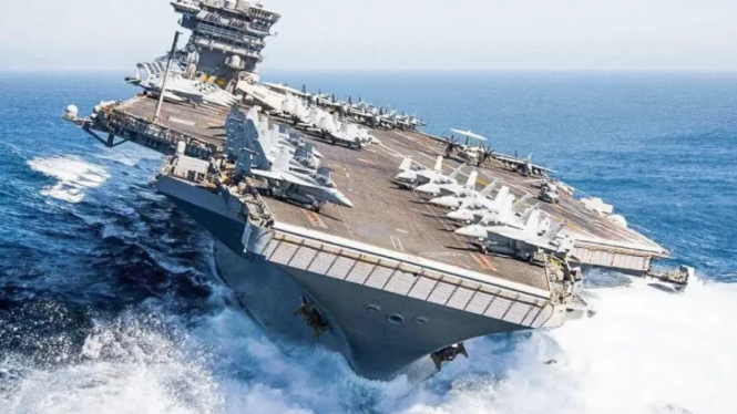 VIVA Militer: Kapal induk nuklir USS Harry S. Truman militer Amerika Serikat