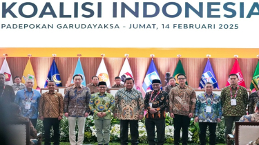 Silaturahmi Koalisi Indonesia Maju (KIM) bersama Presiden Prabowo Subianto