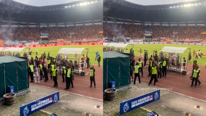 Gagal Menang usai Diimbangi Persib 2-2, Suporter Persija Memaki dan Lempar Botol ke Pemain Maung Bandung