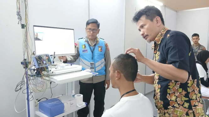 Diagnosa Penyakit Epilepsi hingga Tumor Otak, Calon Siswa SIPPS Polri Diperiksa EEG