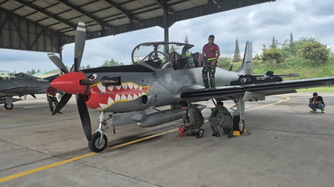 Melihat Keunggulan Pesawat Penjaga Langit Blok Ambalat Super Tucano EMB-314