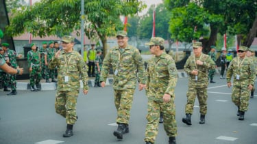 Gubernur Sumut Bobby Nasution mengikuti Retreat Pembekalan bersama  di Akademi Militer, Magelang, Jawa Tengah.(dok Pemprov Sumut)