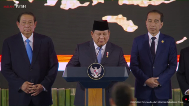 Presiden Prabowo Subianto Luncurkan BPI Danantara Didampingi Jokowi Dan Sby