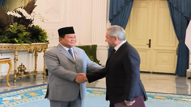 Presiden Prabowo Menerima Kunjungan Sekretaris Keamanan Rusia Sergei Shoigu