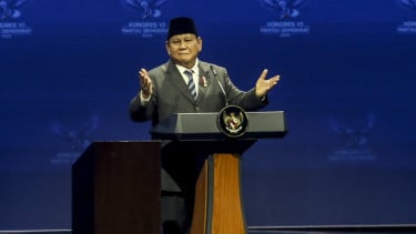 Presiden Prabowo Hadiri Penutupan Kongres VI Partai Demokrat