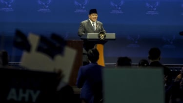 Presiden Prabowo Hadiri Penutupan Kongres VI Partai Demokrat