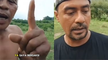 Viral dua pria ini pilih selesaikan konflik pakai tradisi 'adat taliwang'